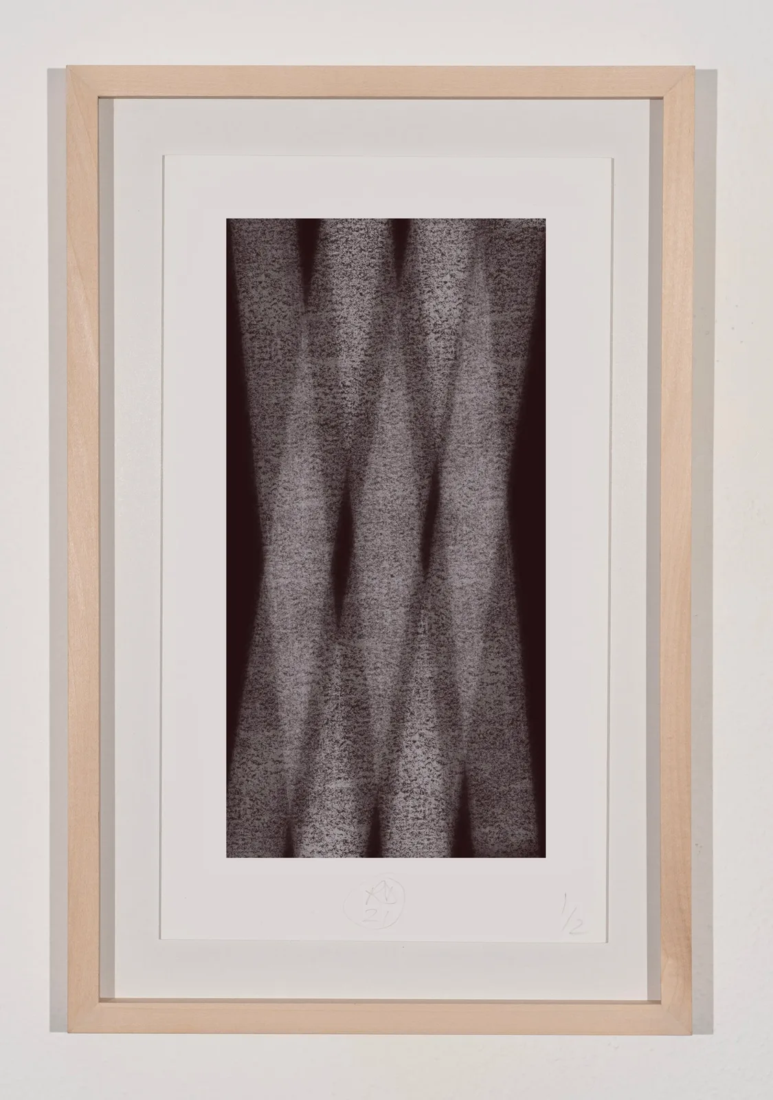 Richard Deacon, BED #18, 2024. Fine Art Giclée print on Cotton paper · 35.5 × 20 cm