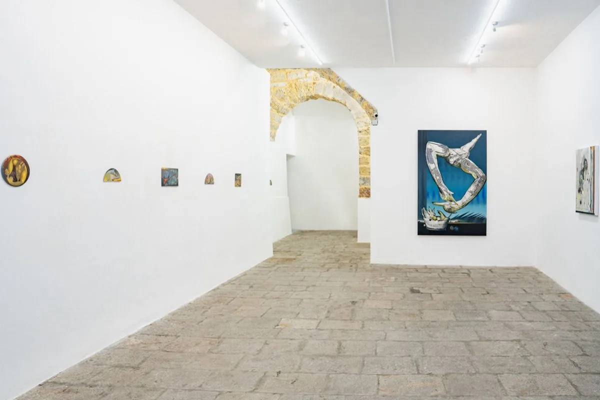 Daniele Franzella, Mattia Barbieri, Francesco De Grandi and Luigi Presicce in SANTI, SIRENE, BRIGANTI E BACCANALI at RizzutoGallery, Palermo