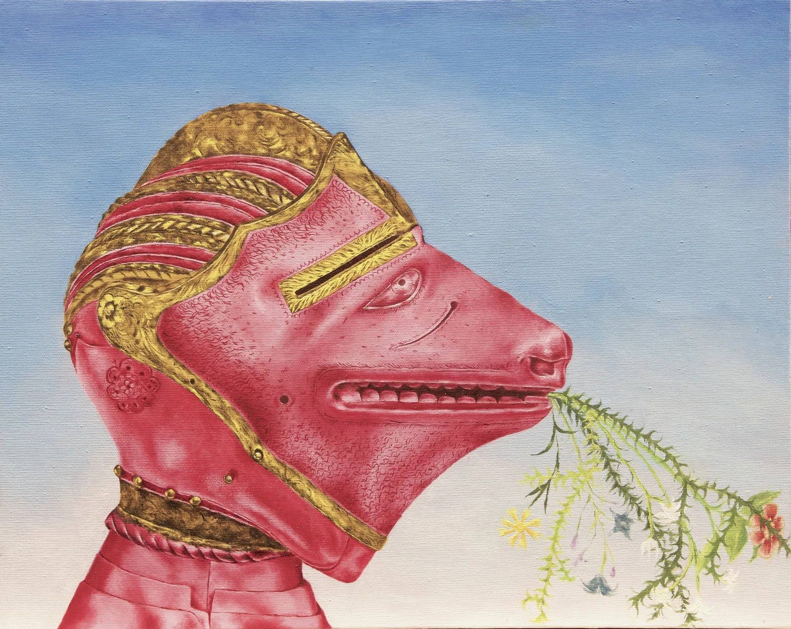 Ada Rizzo, S.T. 18, 2026. Oil on canvas · 40 × 50 cm