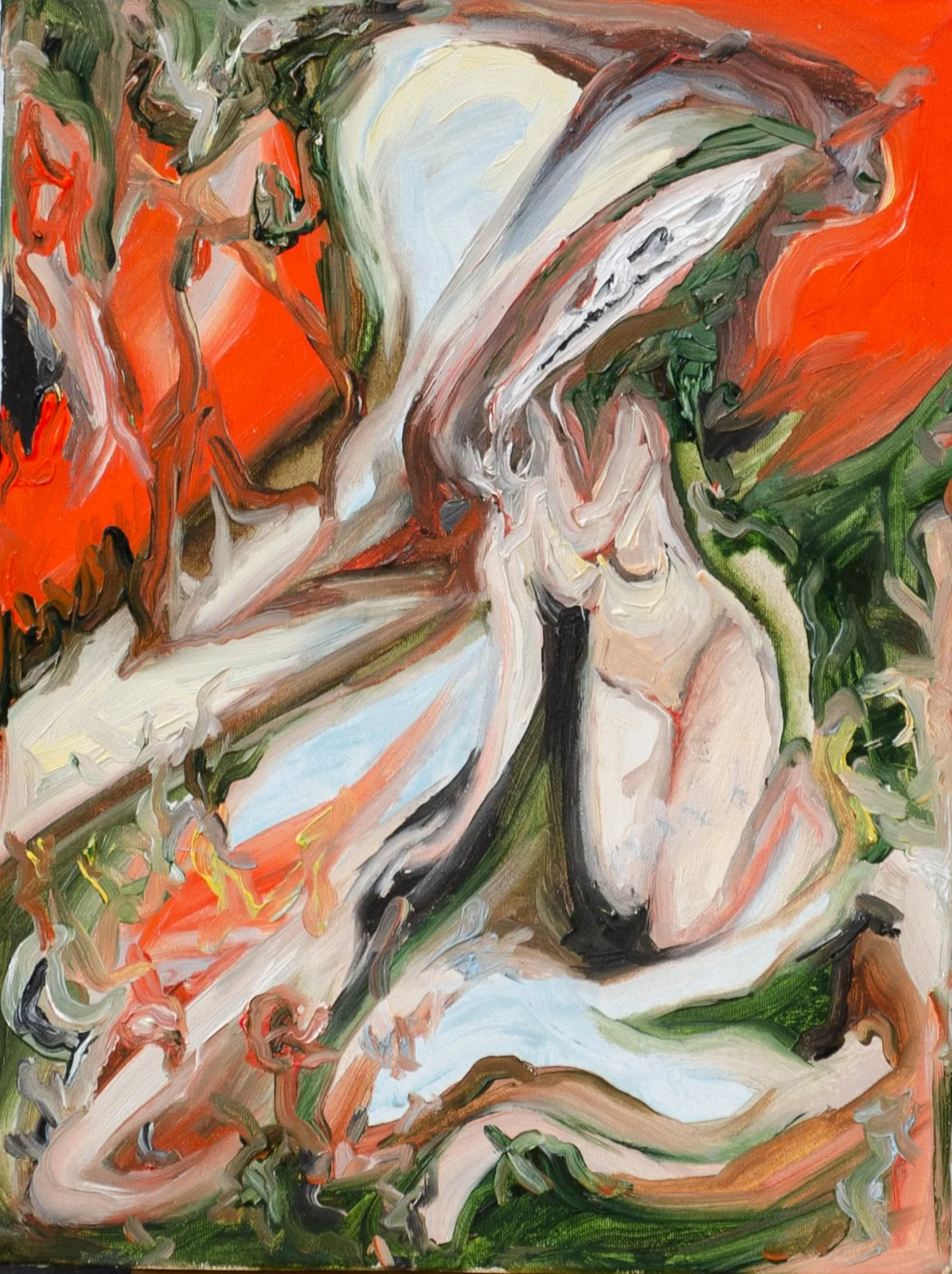 Alessandro Giannì, Senza titolo, 2019. Oil on canvas · 24 × 18 cm