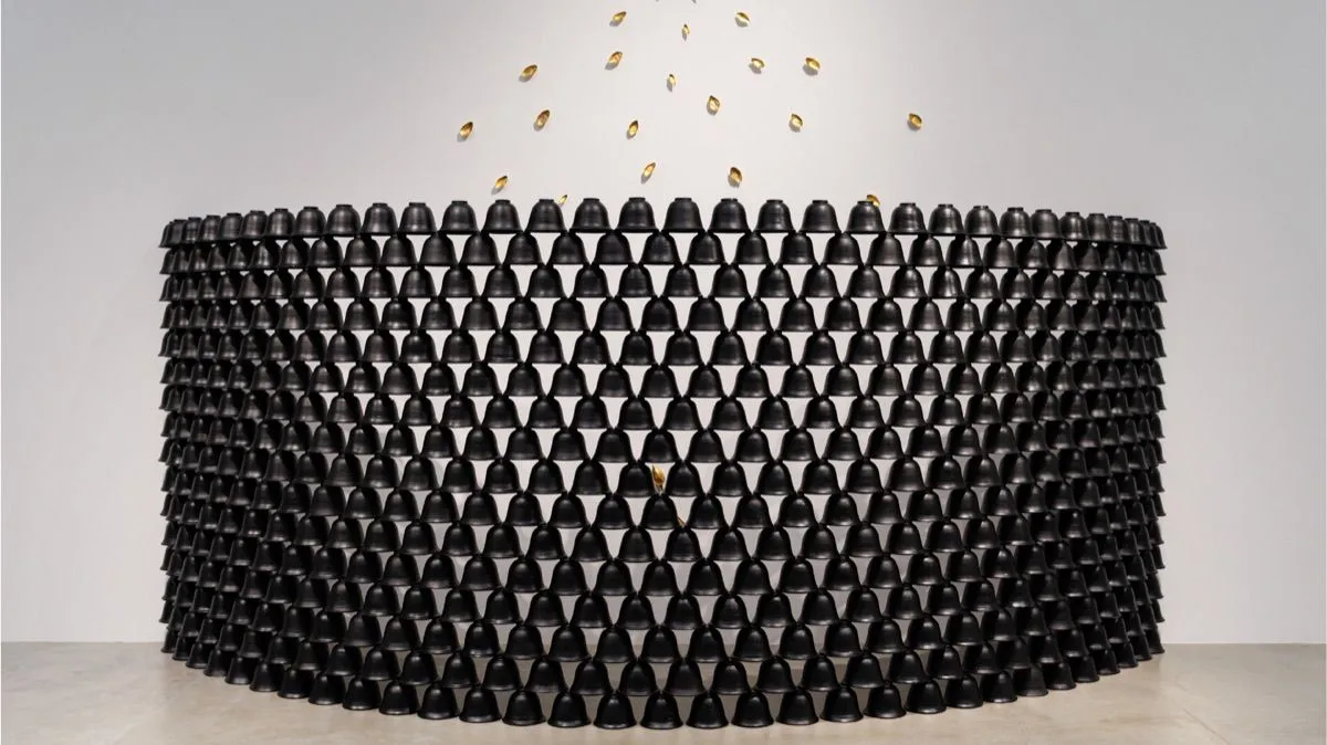 Richard Deacon in (In)visible Presence, the inaugural exhibition of Dib Bangkok