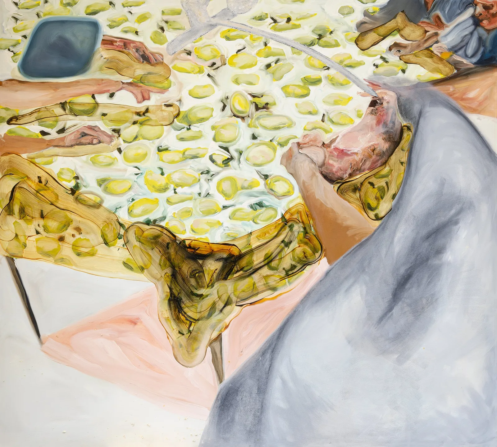 Silvia Capuzzo, Dönerstag, 2021. Oil on canvas · 180 × 200 cm
