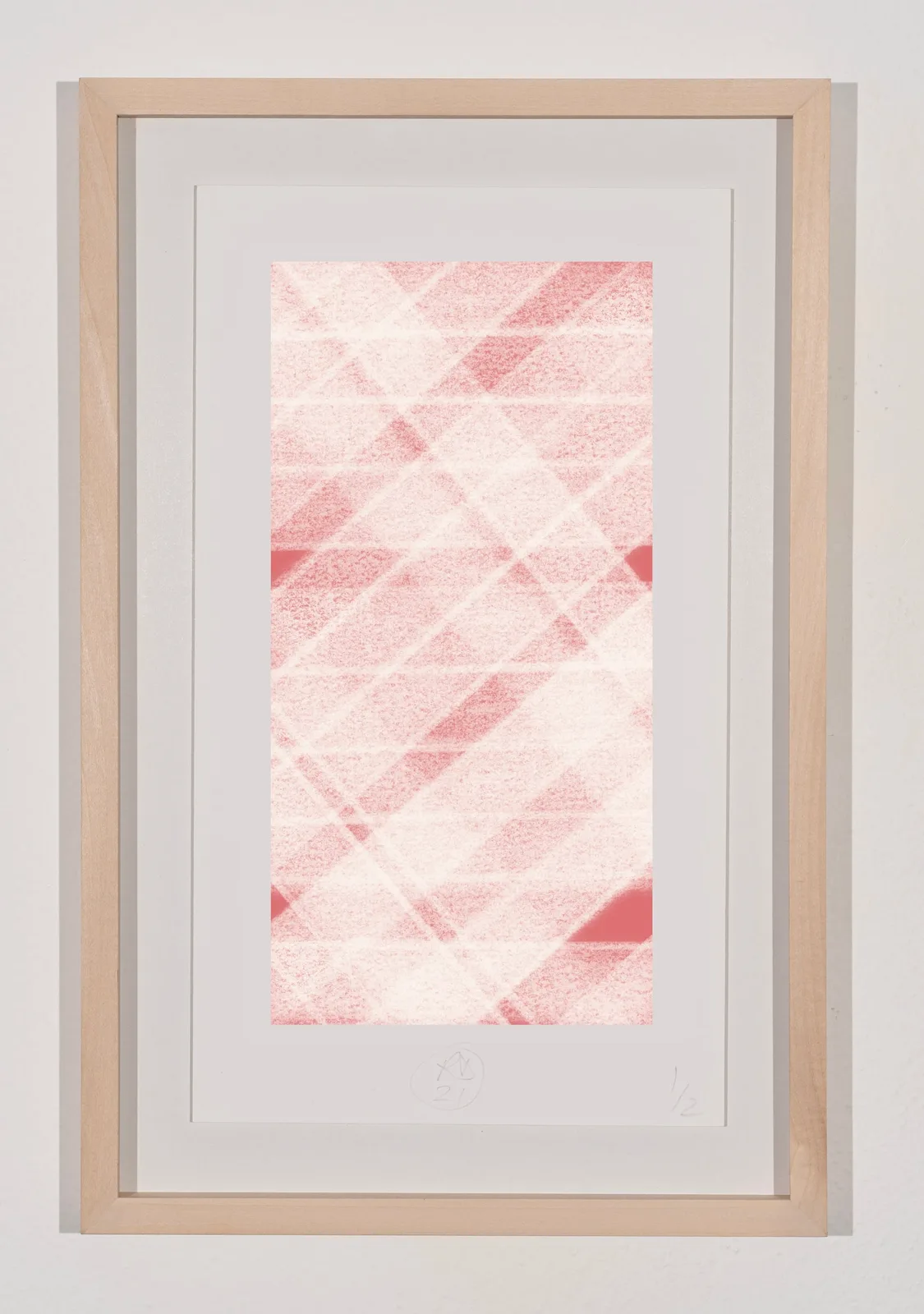 Richard Deacon, BED #14, 2024. Fine Art Giclée print on Cotton paper · 35.5 × 20 cm