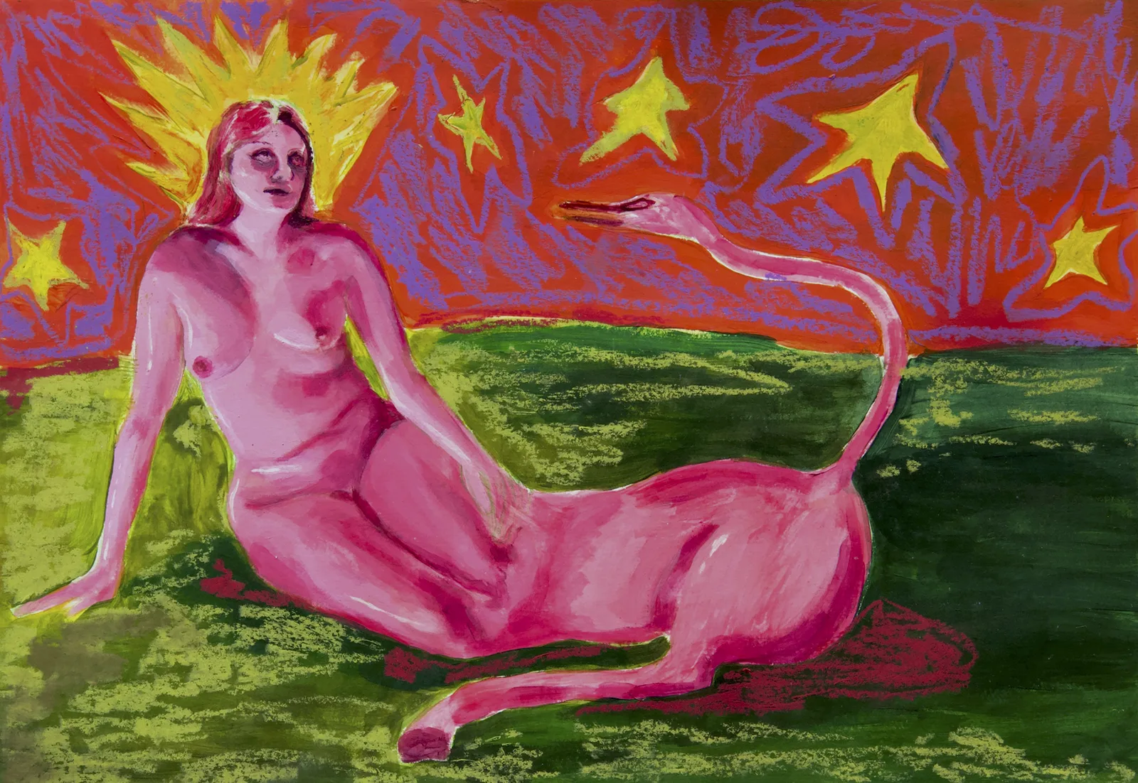 Agnese Bruno, S.T. 05, 2025. Mixed media on paper · 29.7 × 42 cm