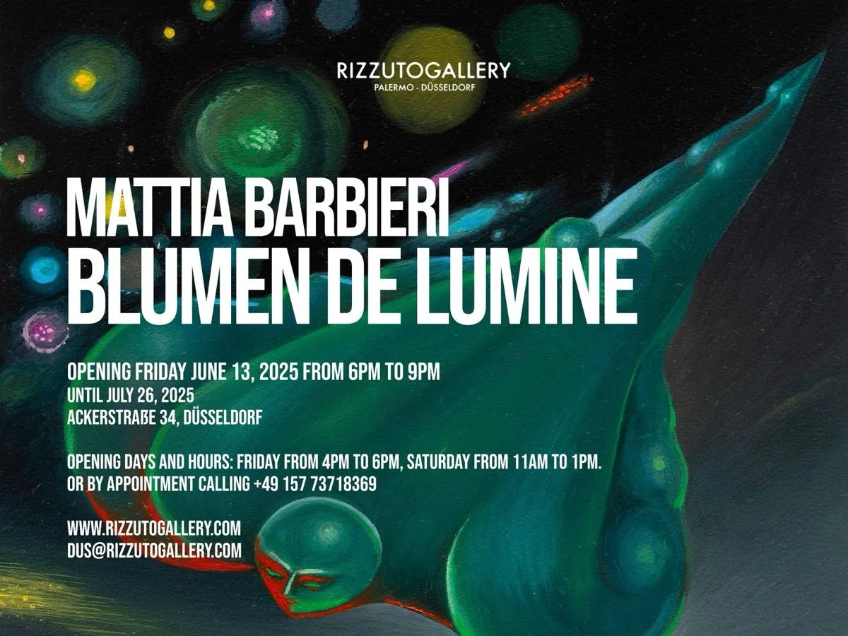 Mattia Barbieri: BLUMEN DE LUMINE at RizzutoGallery Düsseldorf