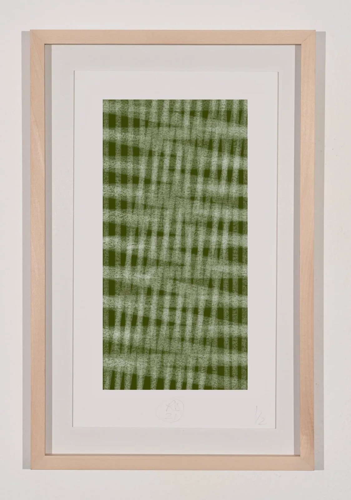 Richard Deacon, BED #20, 2024. Fine Art Giclée print on Cotton paper · 35.5 × 20 cm