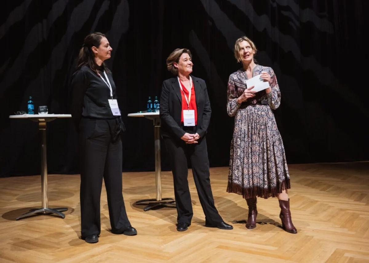 Katharina Maderthaner at the transform.NRW-Symposium, Bundeskunsthalle, Bonn