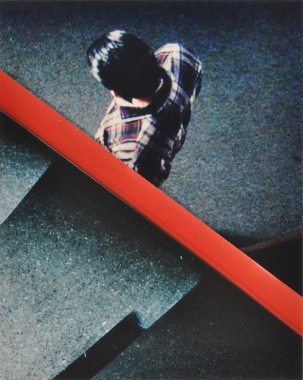 Martina Sauter, 3 Stufen, 2010. Two-part C-print collage on aluminium · 30 × 24 cm