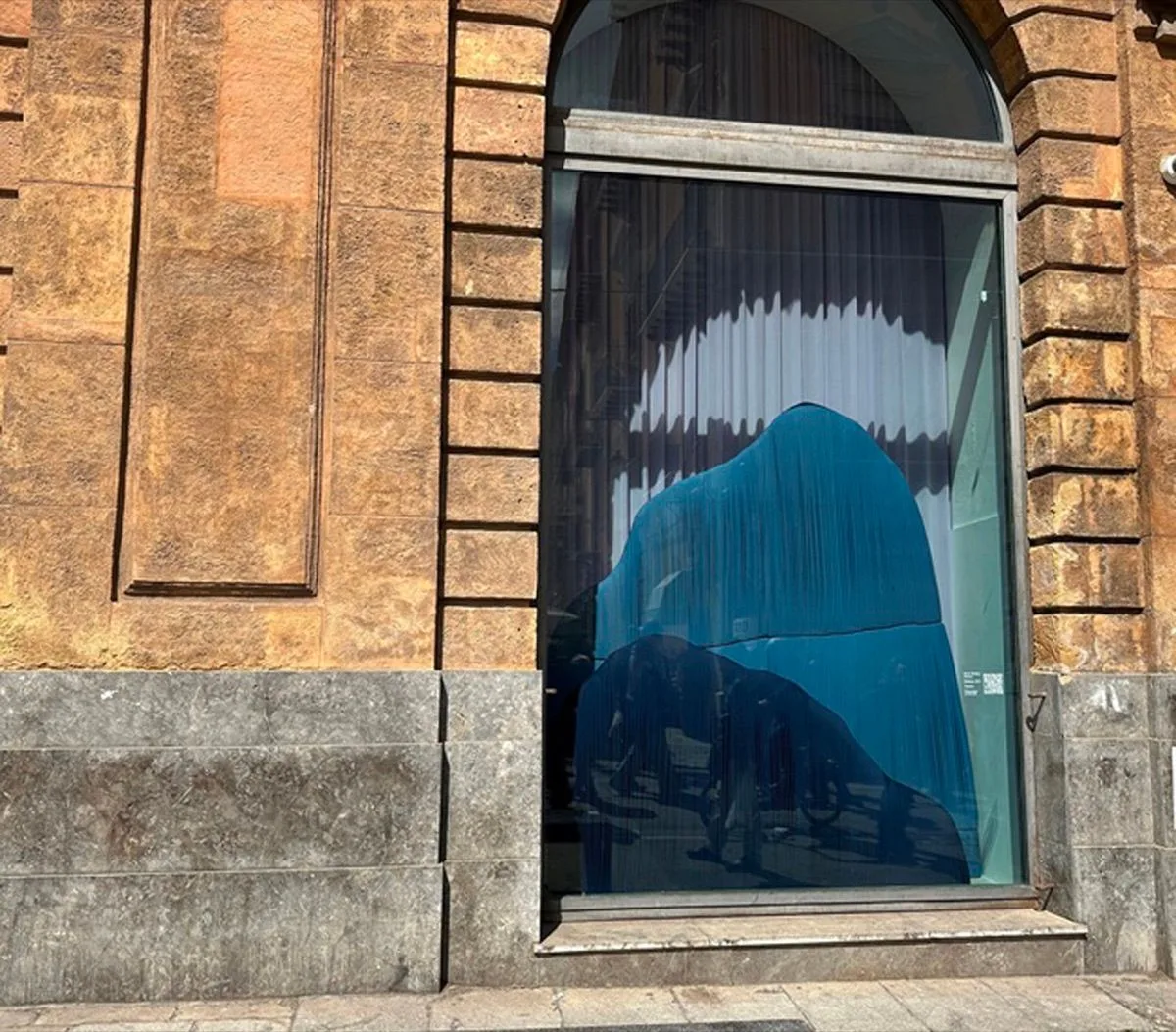 GLASS-ROOM at Museo Riso: Daniele Franzella with the sculpture students of the Academy of Fine Arts of Palermo