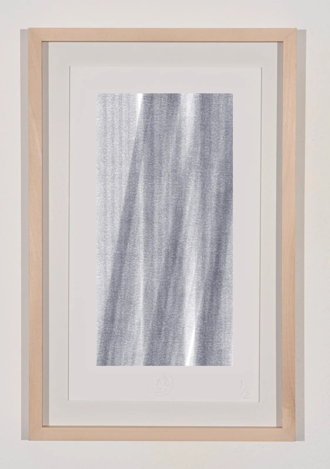 Richard Deacon, BED #10, 2024. Fine Art Giclée print on Cotton paper · 35.5 × 20 cm