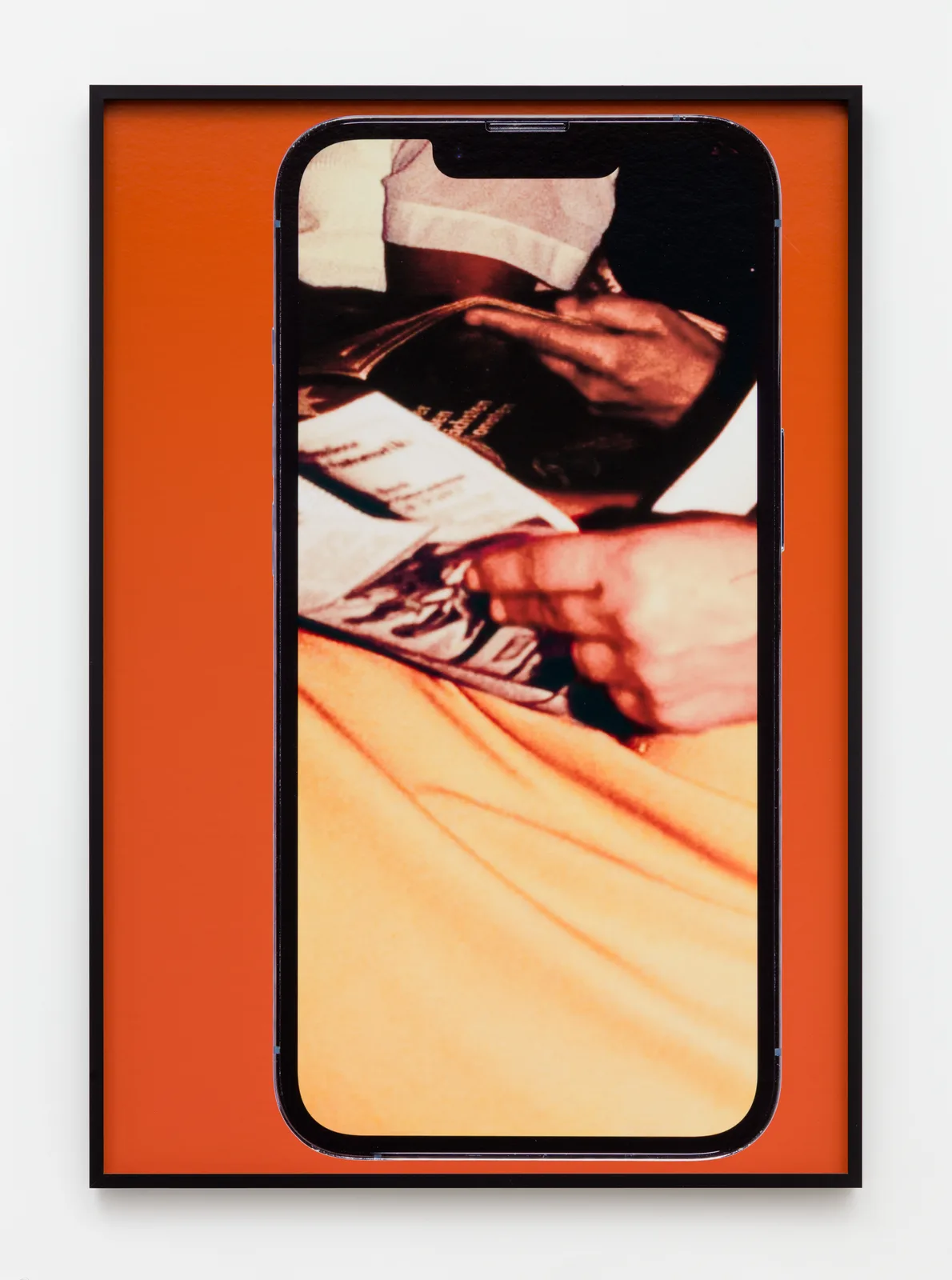 Morgaine Schäfer, Magnify BWS 2603 (flipping through magazins), 2026. Pigment print · 100 × 70 cm