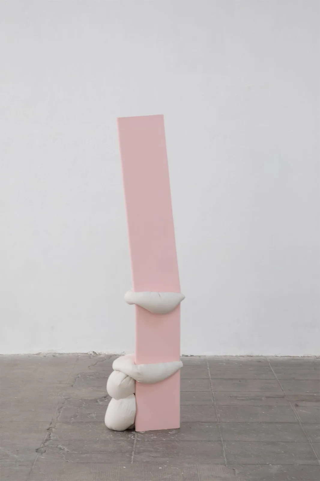 YoungVolcano 8. Serena Etiopia, Triple, 2026, Plaster, polystyrene, 190 x 40 x 40 cm