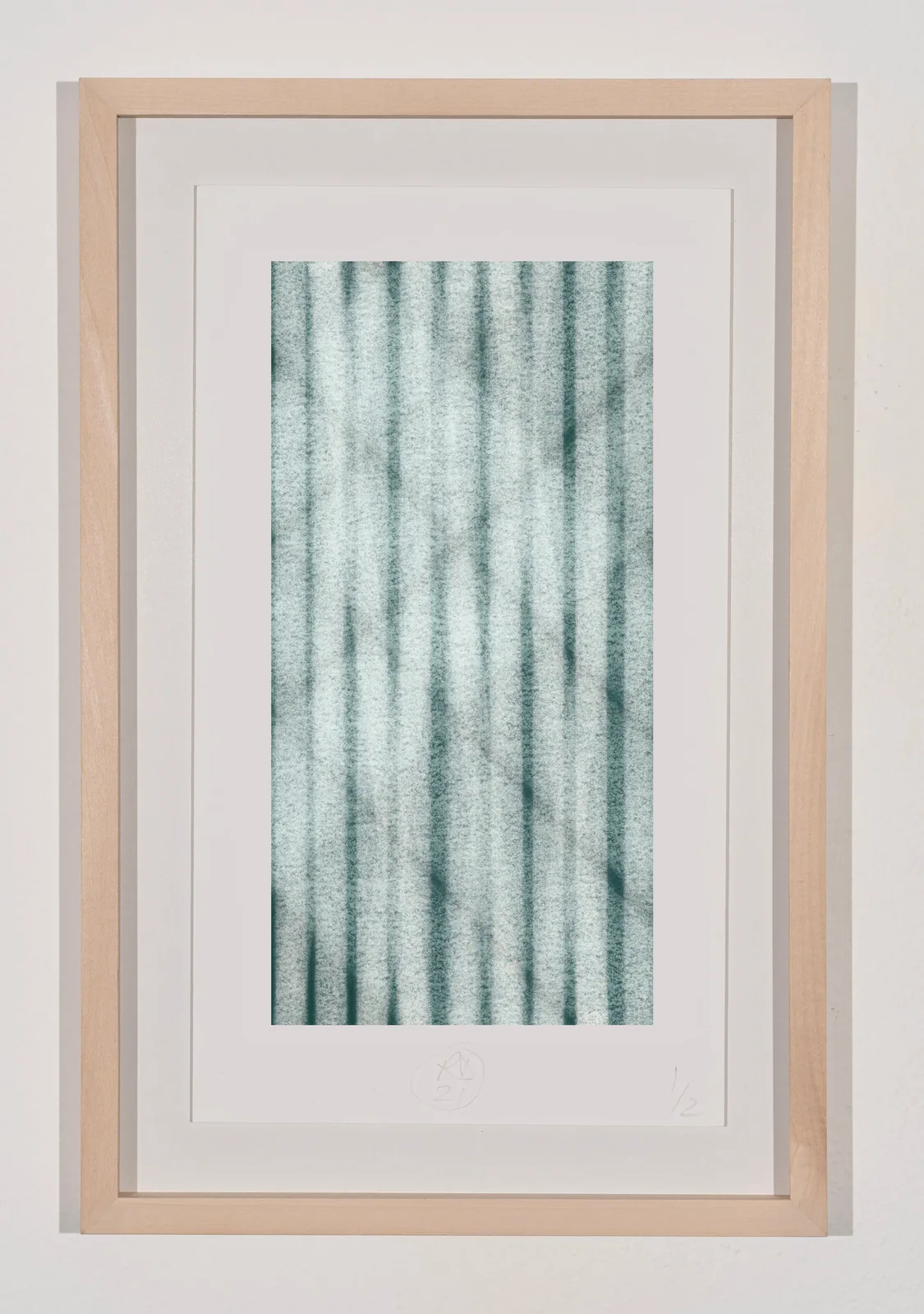 Richard Deacon, BED #15, 2024. Fine Art Giclée print on Cotton paper · 35.5 × 20 cm