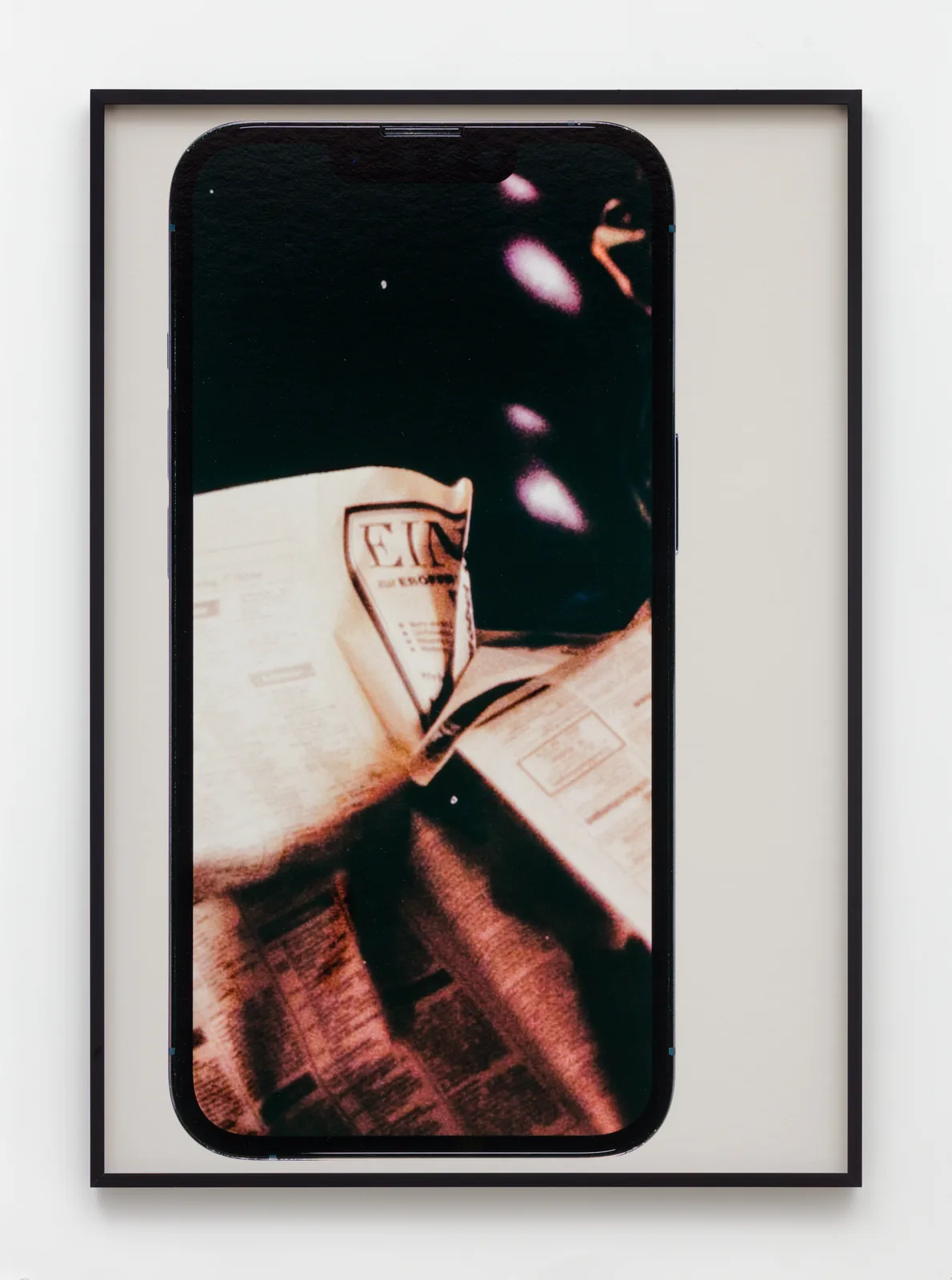 Morgaine Schäfer, Magnify BWS 5071 (daily newspaper), 2026. Pigment print · 100 × 70 cm