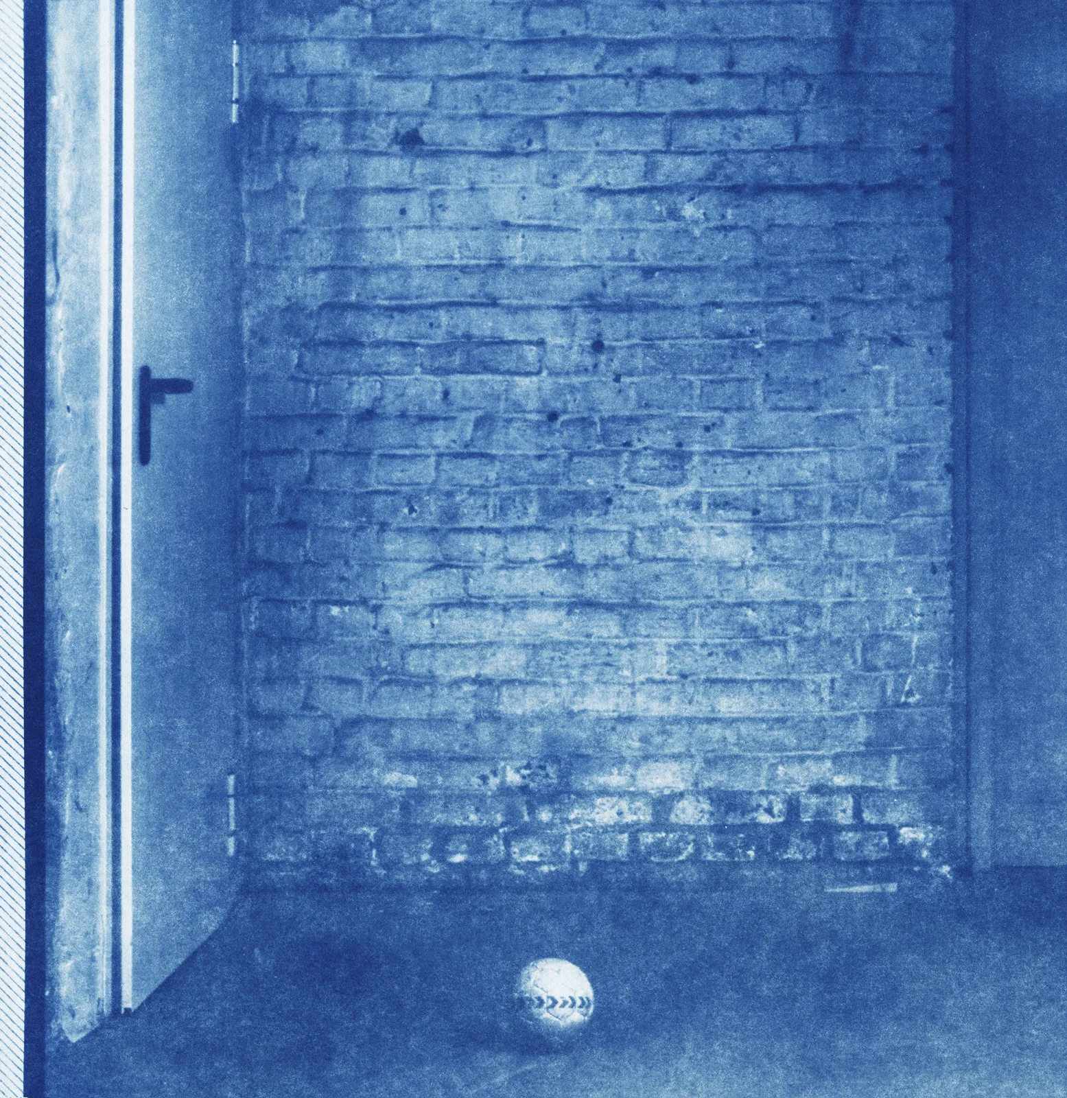Martina Sauter, nf: day 5.2 (Fussball), 2023. Inkjet print, framed · 30 × 29 cm