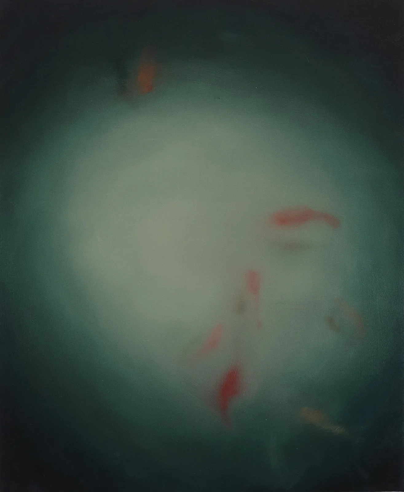 Linda Carrara, In fondo al pozzo, 2020. Oil on canvas · 56.5 × 46.5 cm