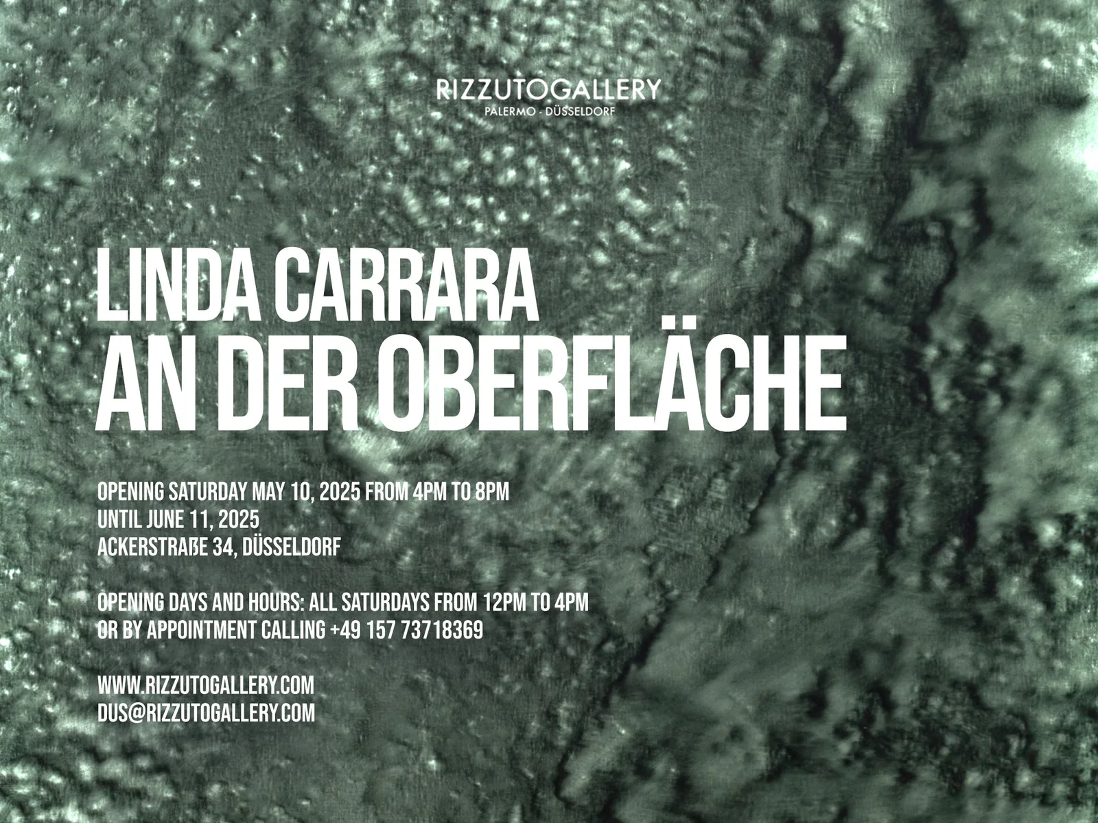 An der Oberfläche, Linda Carrara, RizzutoGallery Düsseldorf