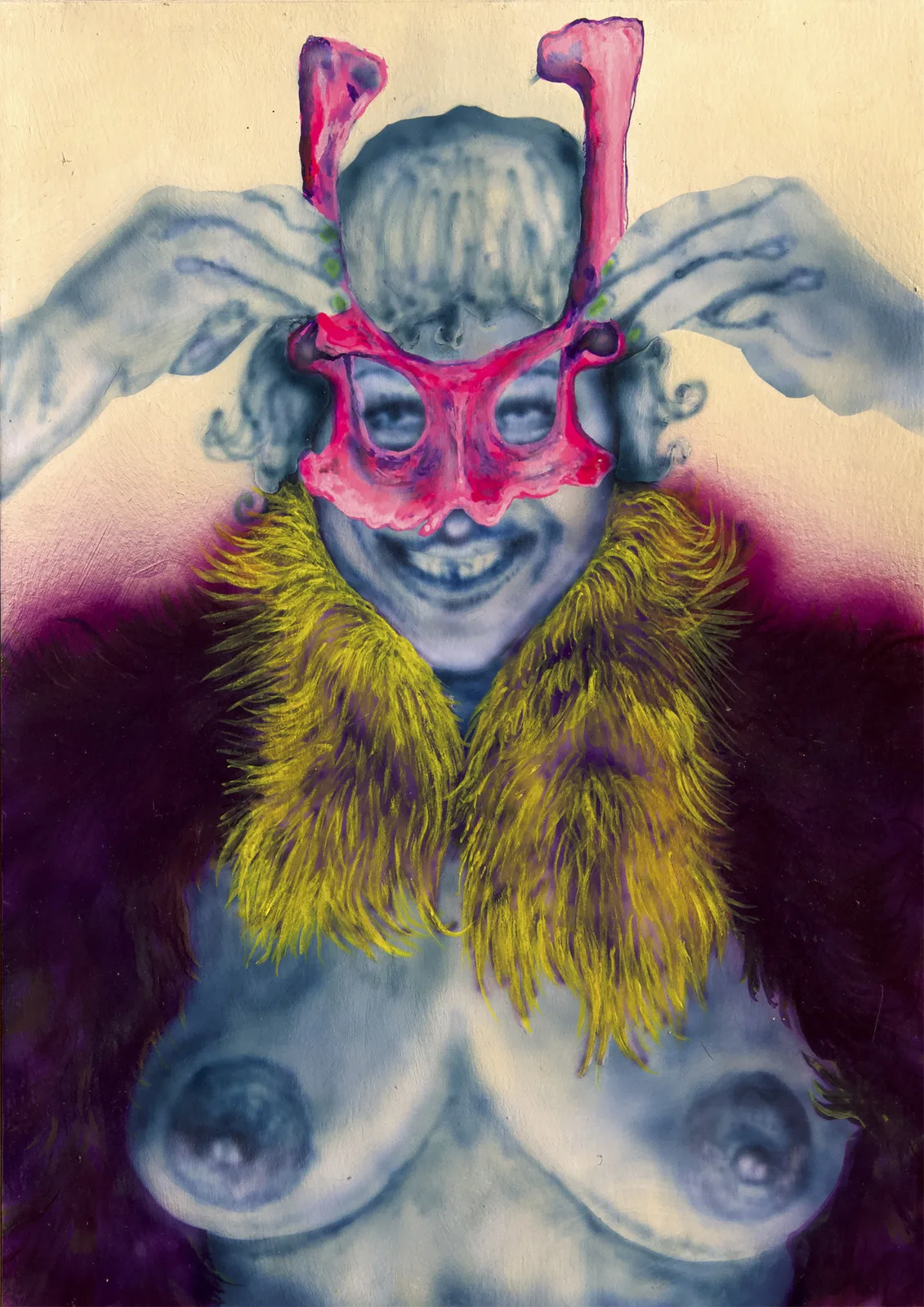 Agnese Bruno, S.T.02, 2026. Mixed media on paper · 42 × 29.7 cm