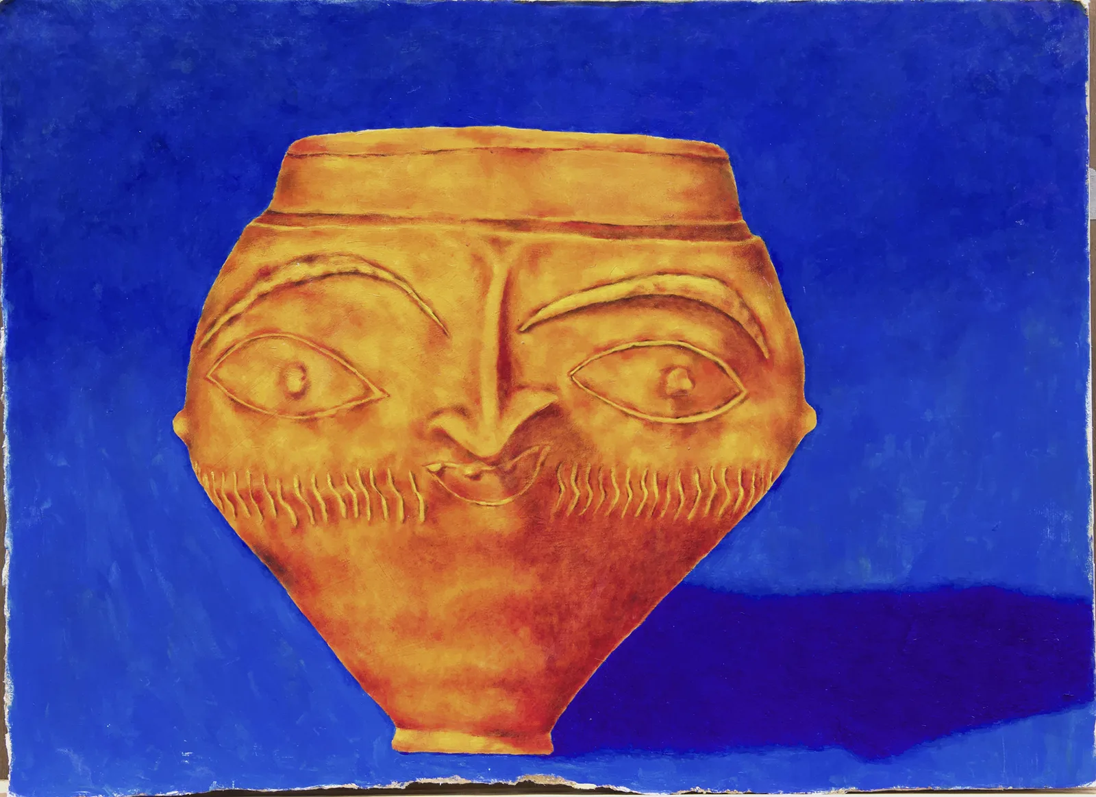 Ada Rizzo, Hi Hi, 2025. Oil on cardboard · 37 × 52 cm