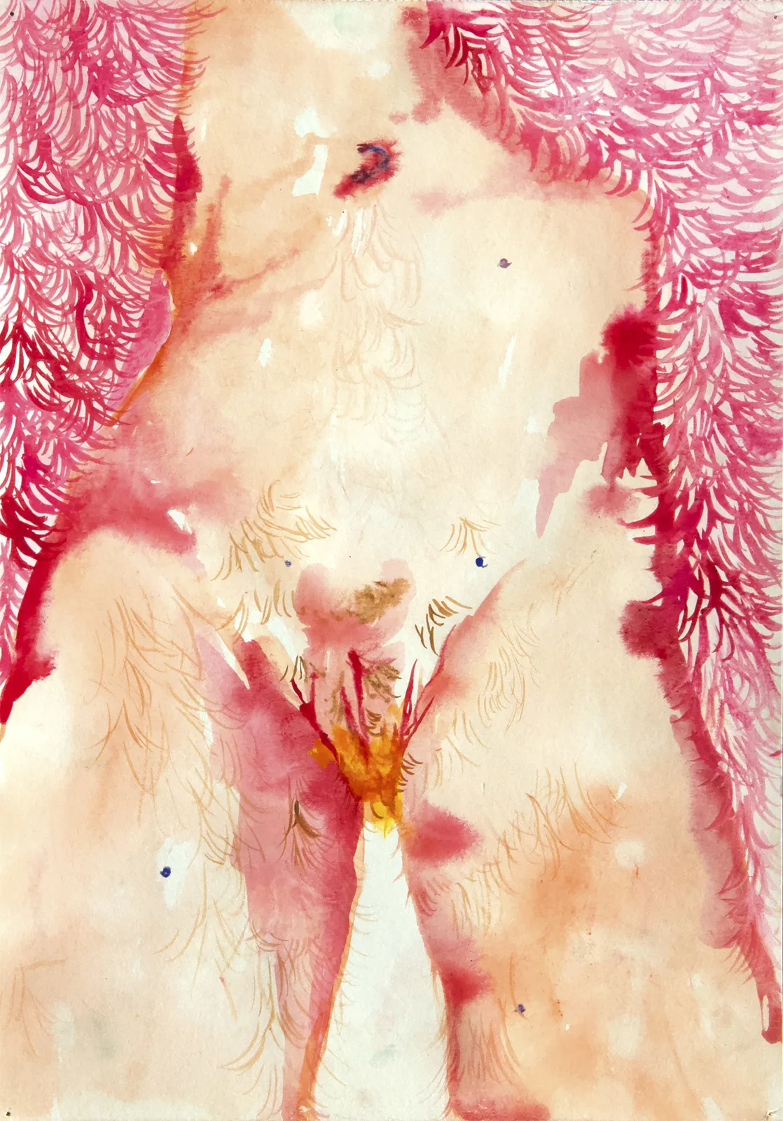 Ada Rizzo, S.T. 06, 2026. Watercolour on paper · 42 × 29.7 cm