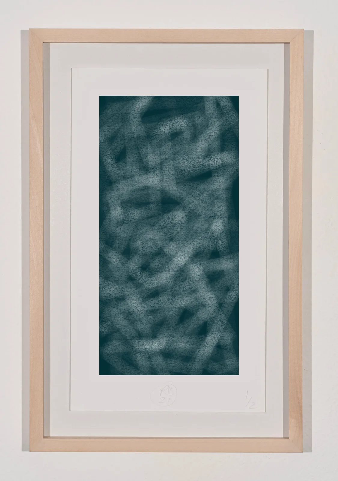 Richard Deacon, BED #24, 2024. Fine Art Giclée print on Cotton paper · 35.5 × 20 cm