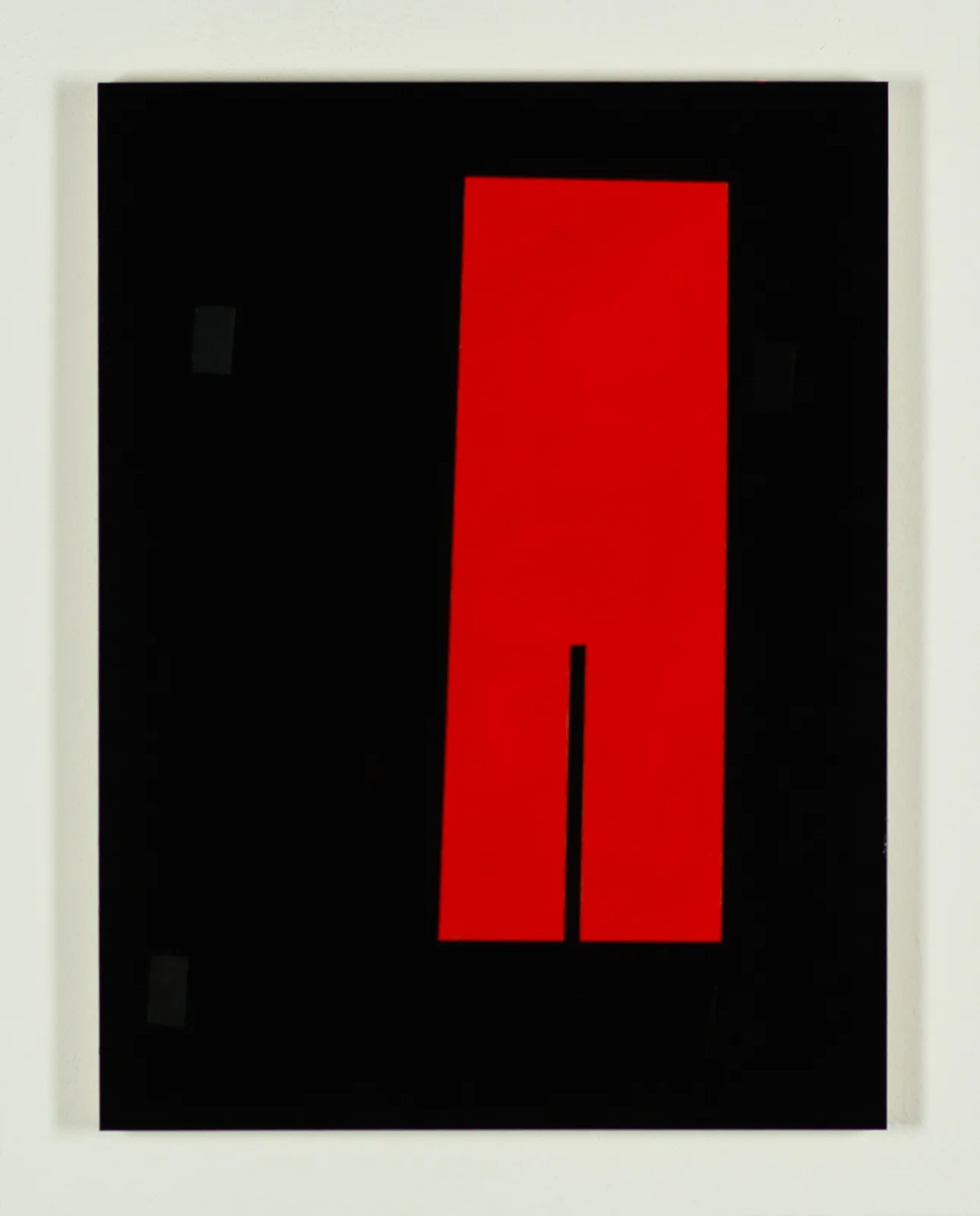 Lucio Pozzi, Sanko, 2017. Acrylic on flashe on board · 40.6 × 30.5 cm