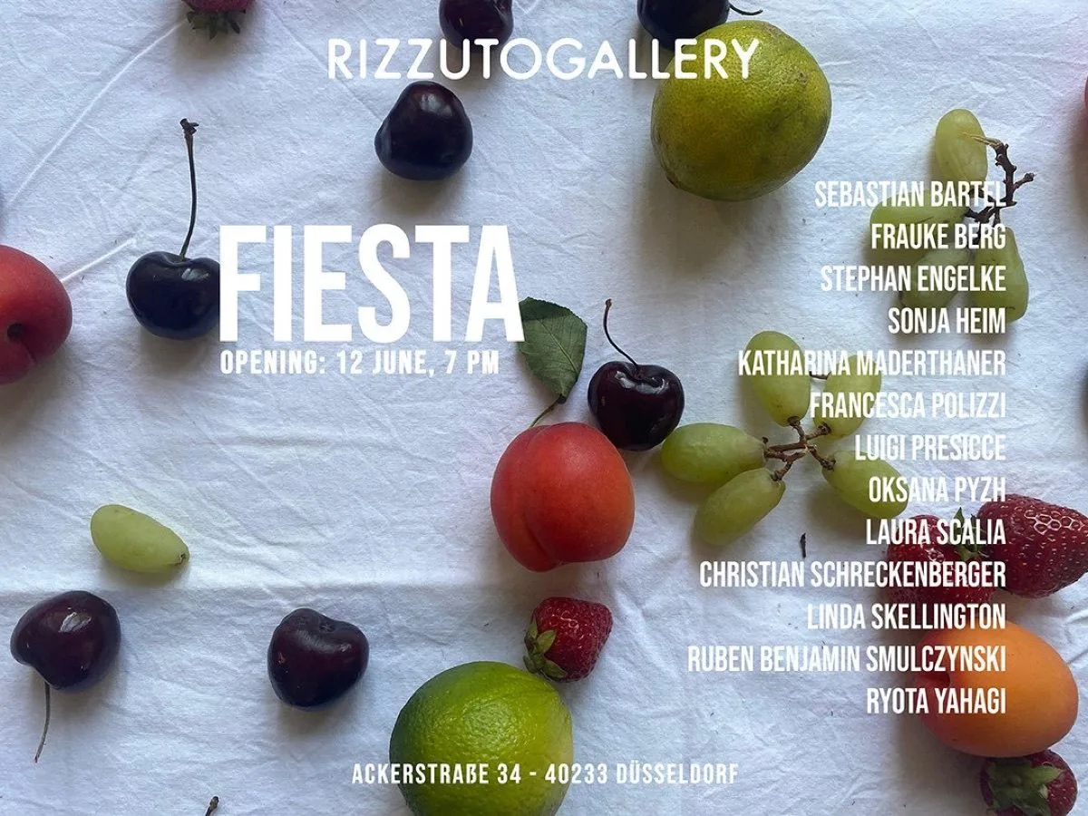 FIESTA, a group show organised by Katharina Maderthaner at RizzutoGallery Düsseldorf