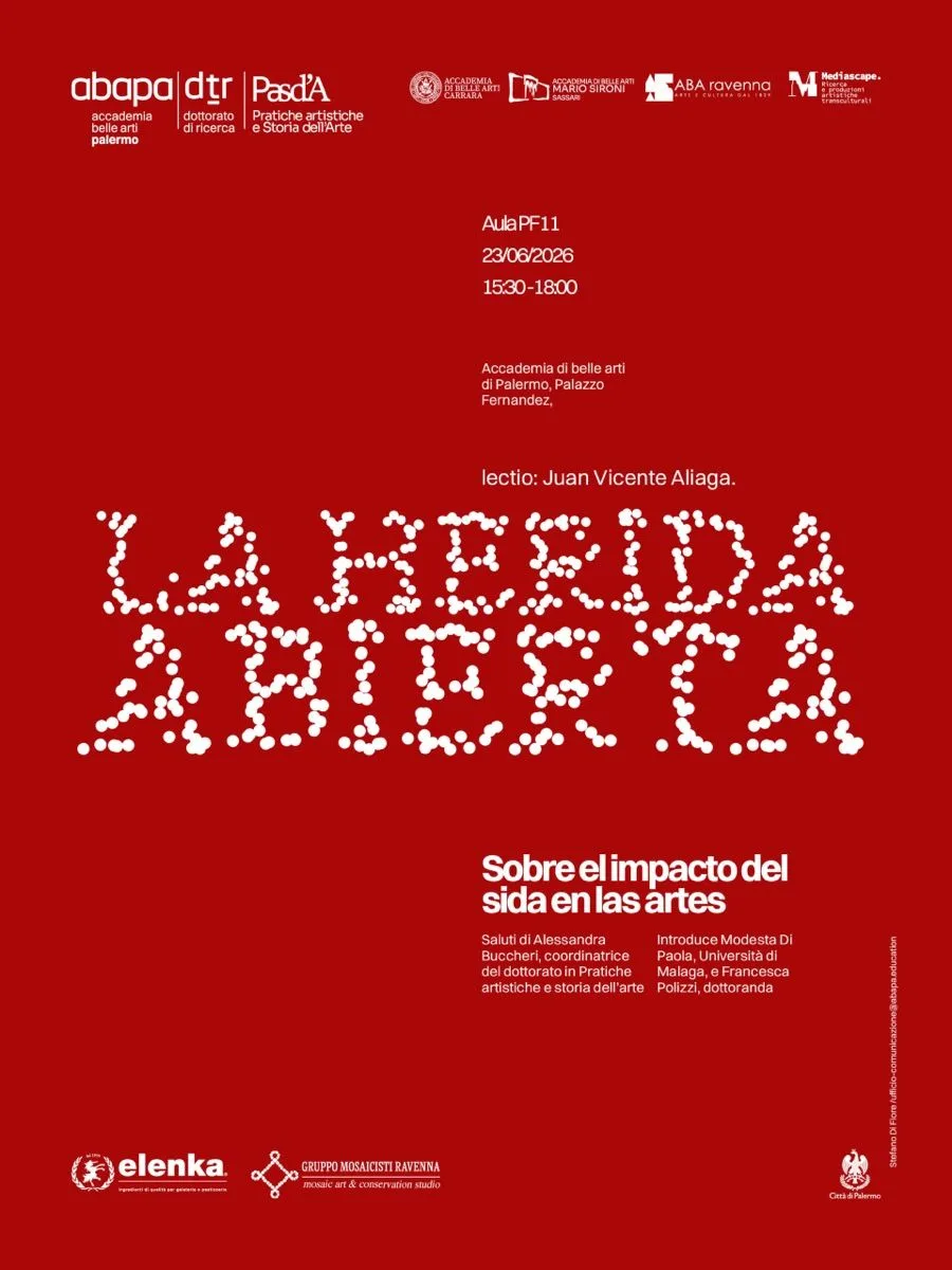 Francesca Polizzi introduces La herida abierta at the Accademia di Belle Arti di Palermo