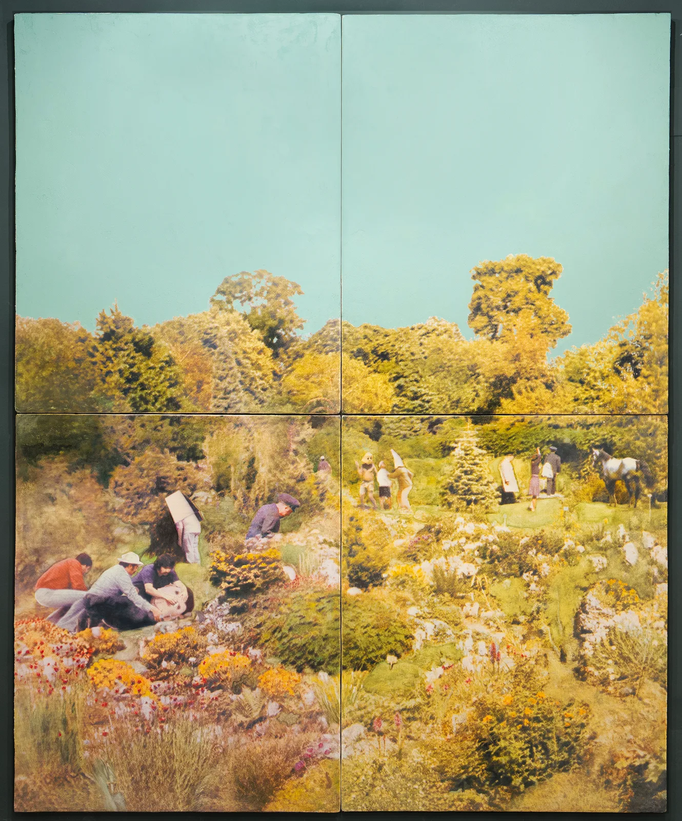 Daniele Franzella, Locus solus, 2024. Digital fresco · 300 × 248 × 5 cm