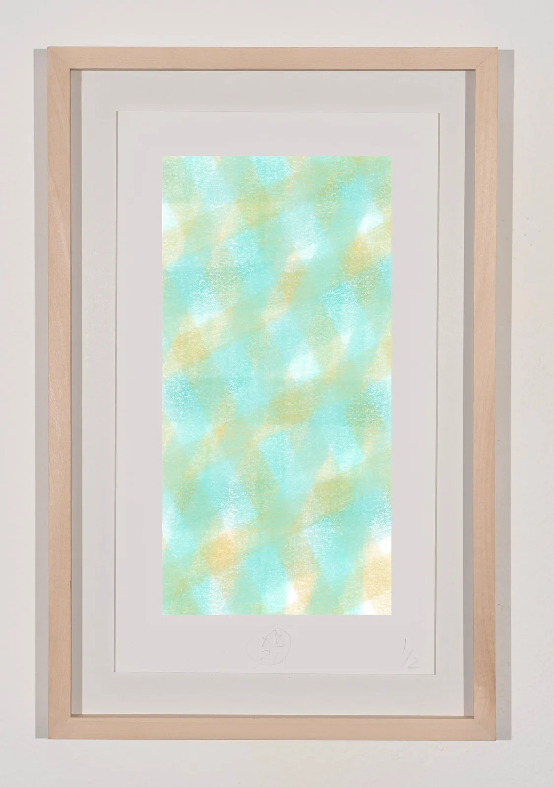 Richard Deacon, BED #8, 2024. Fine Art Giclée print on Cotton paper · 35.5 × 20 cm