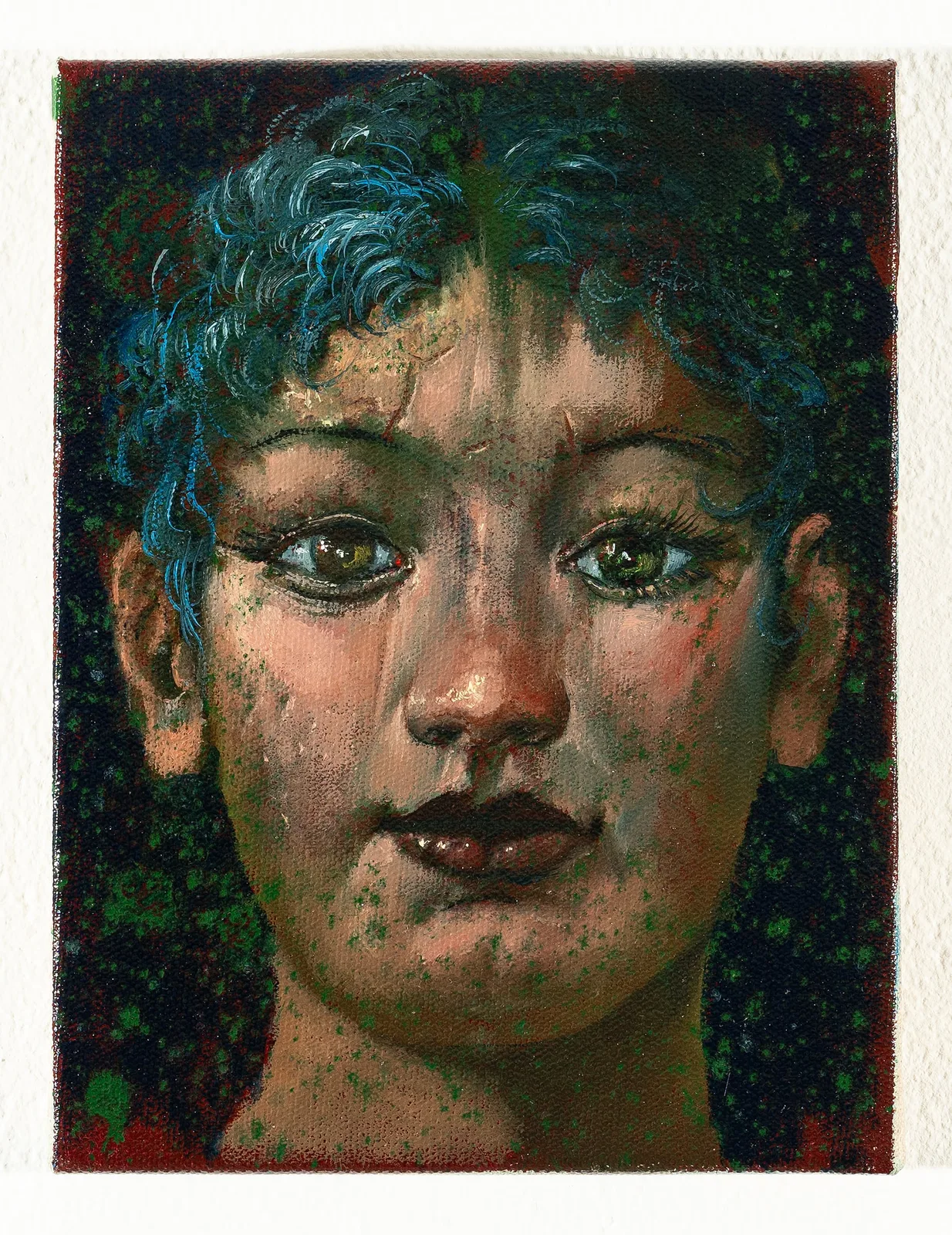 Francesco De Grandi, Giovane, 2024 / 2025. Oil on canvas · 24 × 18 cm